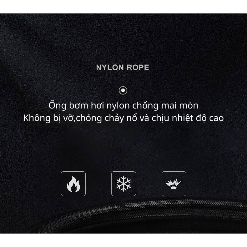 Bơm hơi tự động SASAKI tích điện kiêm sạc dự phòng - Pin 6000mah - Điện Áp 12V