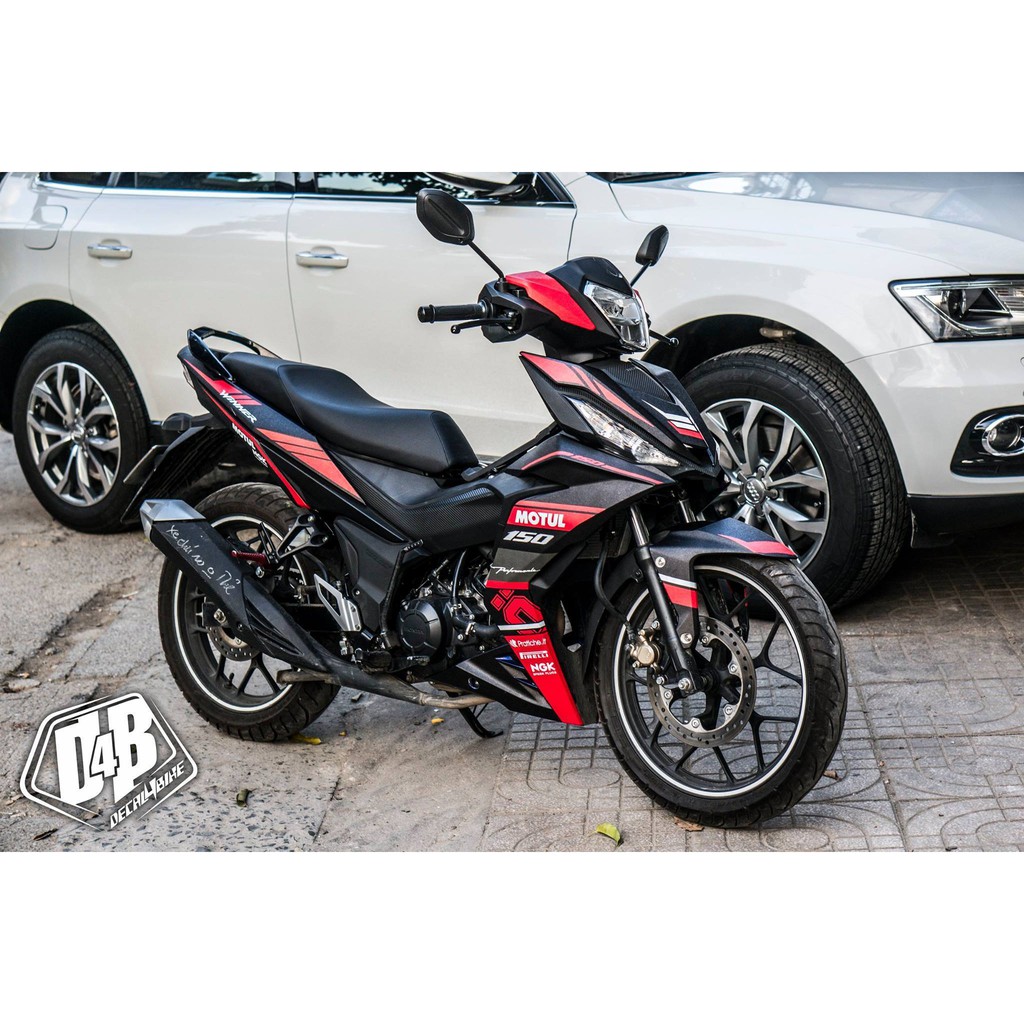 [D4B-Tem chuẩn xịn] Tem trùm xe WINNER 150 TEM ĐẤU