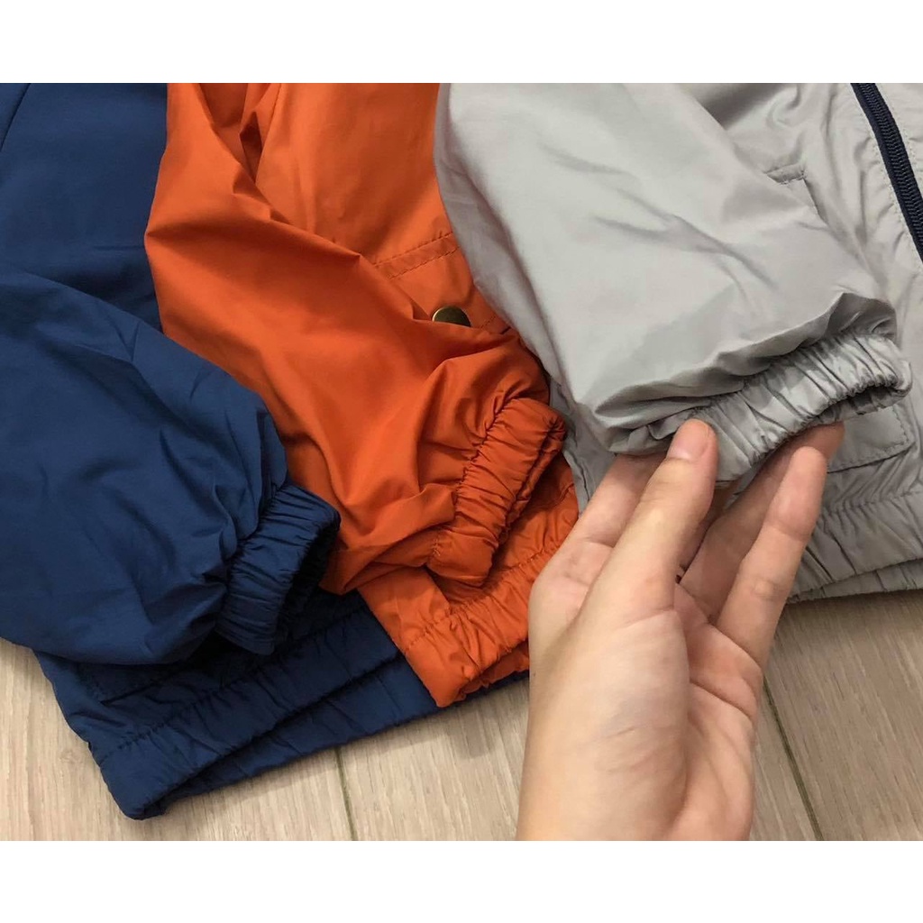 Áo khoác gió old navy lót nỉ lưng in hình mickey