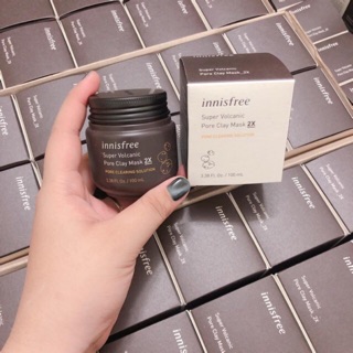 Mặt nạ siêu núi lửa Innisfree Super Volcanic Pore Clay Mask 2X