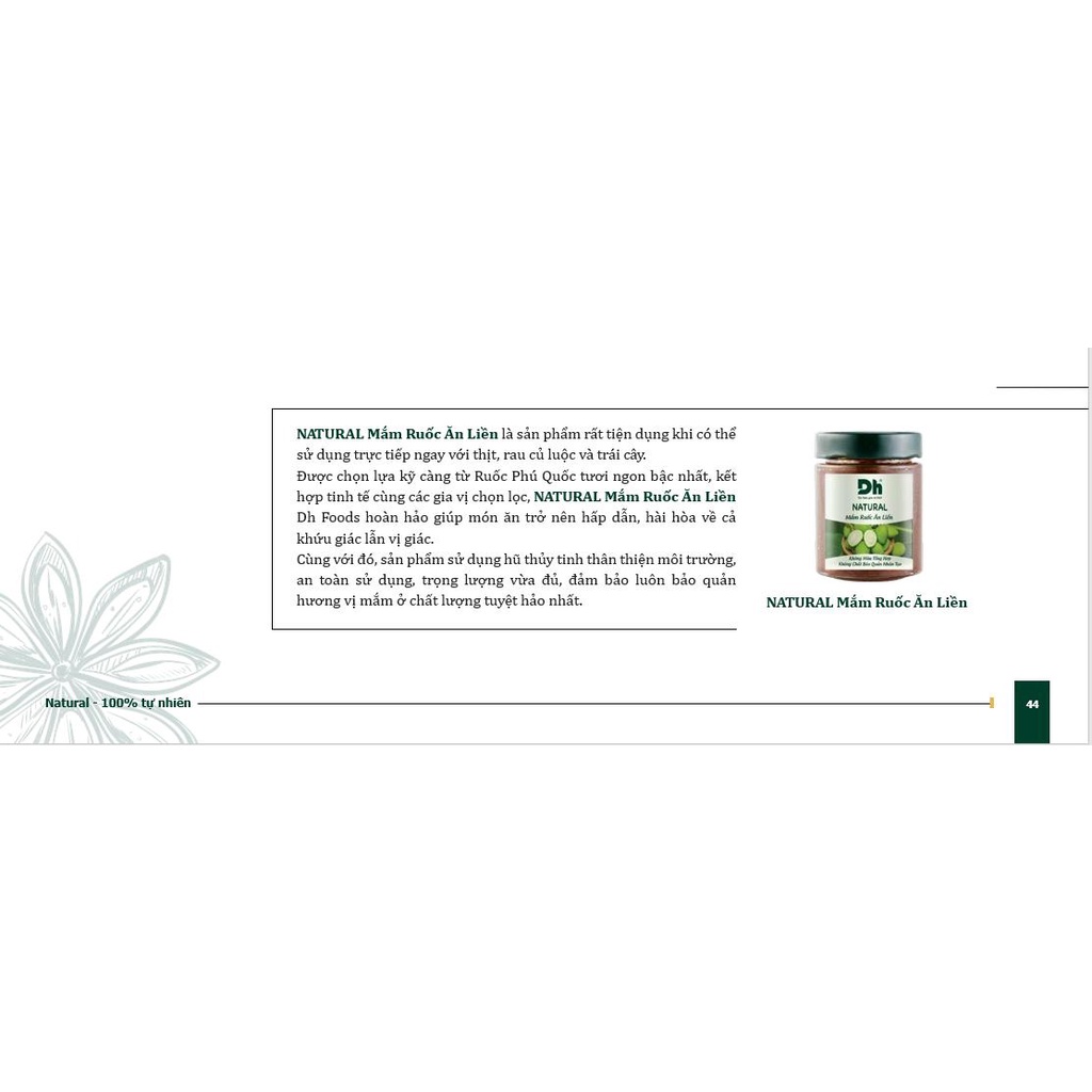 Mắm ruốc ăn liền Natural Dh Foods nêm sẵn thành phần tự nhiên lọ 150gr - DHMAM008