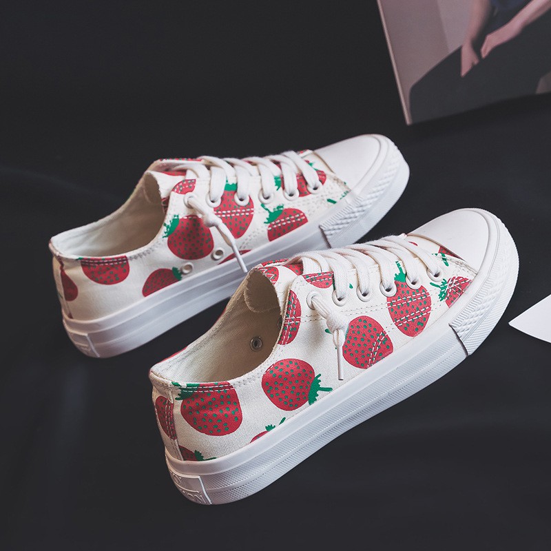 FREE SHIP 99K TOÀN QUỐC{ SALE GIÁ SỐC} Giày Sneaker Nữ Qủa Dâu Tây PARIS2516 Phong Cách Hàn Quốc | BigBuy360 - bigbuy360.vn