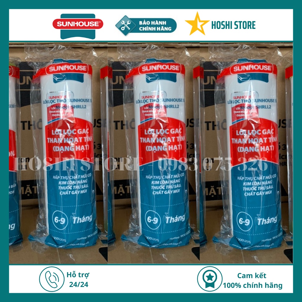 COMBO LÕI LỌC NƯỚC. LÕI LỌC NƯỚC SỐ 1,2,3. LÕI LỌC THÔ CHÍNH HÃNG SUNHOUSE