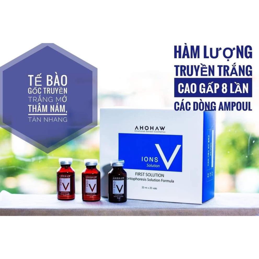 Tế Bào Gốc Ahohaw IONS V Solution Phục Hồi Da Chuyên Sâu Cao Cấp