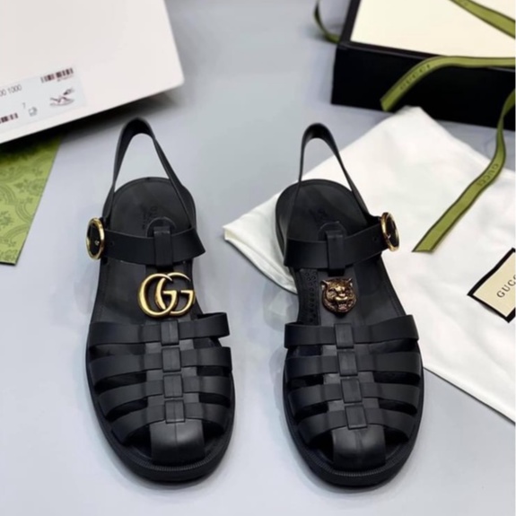 Dép sandal giọ Đen LA on web [ QC Boutique ]