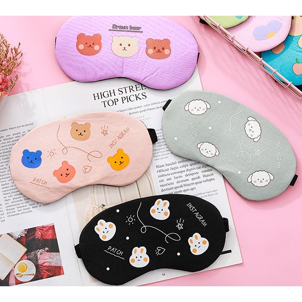 BỊT MẮT NGỦ HÌNH THÚ NGỘ NGHĨNH