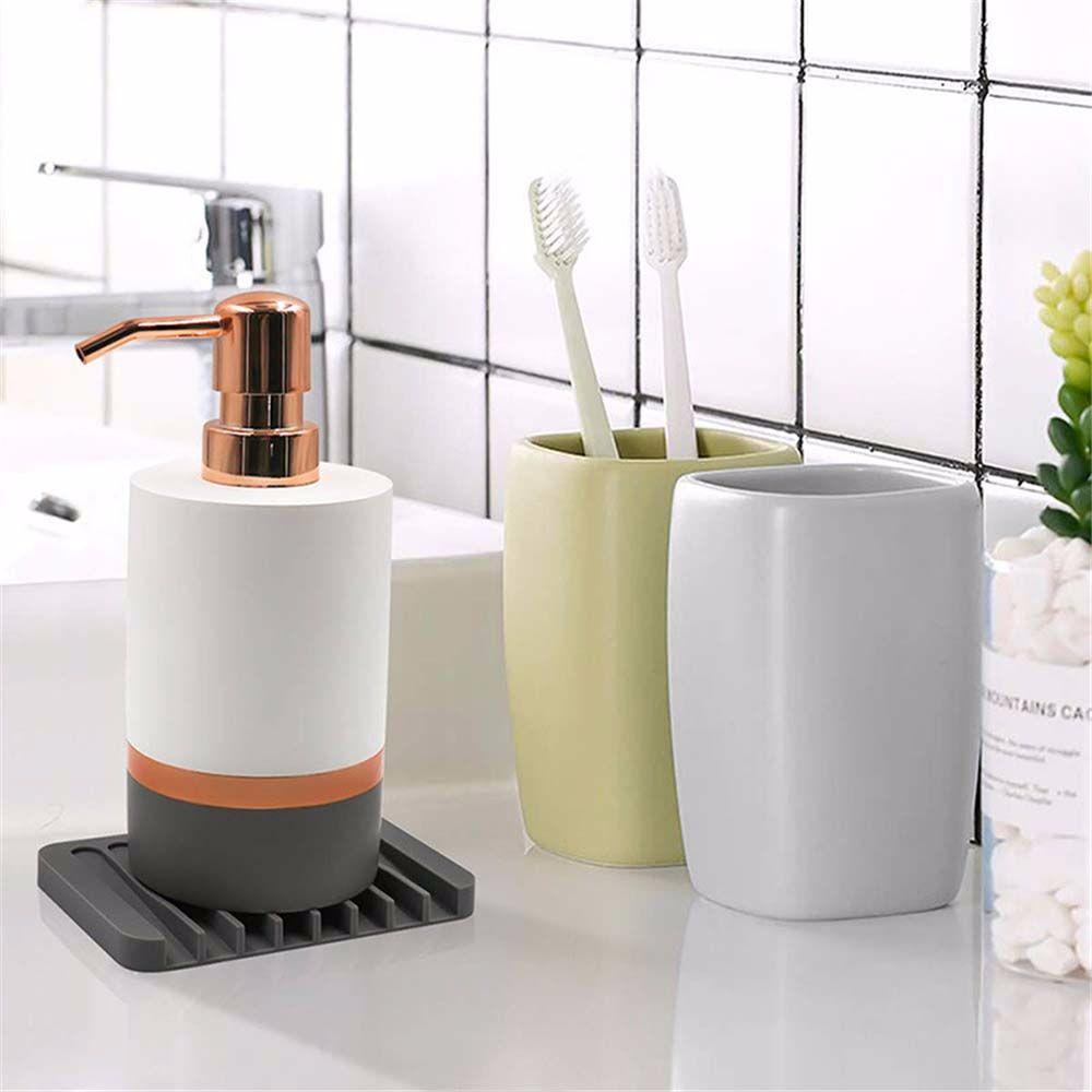 Khay Đựng Xà Phòng Bằng Silicone Bền Thoát Nước