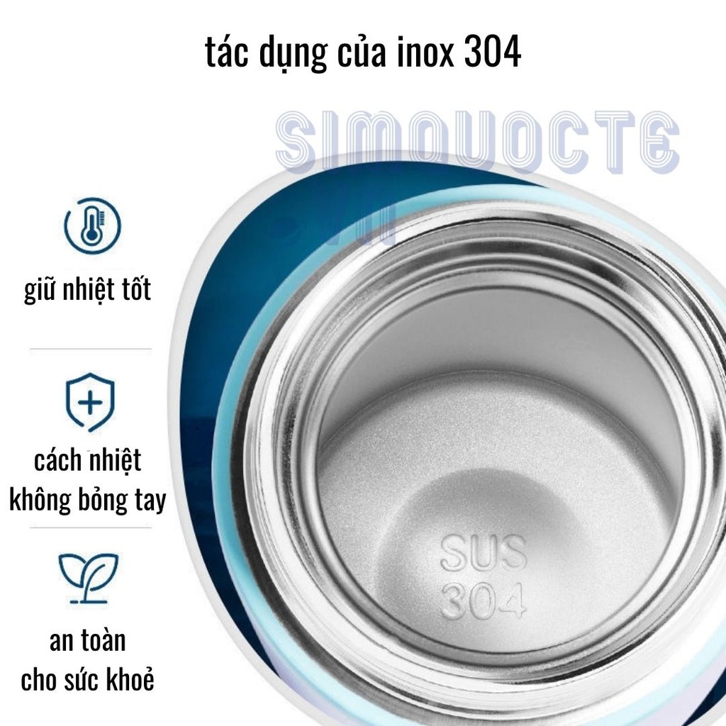 Bình giữ nhiệt hiển thị nhiệt độ hoạ tiết 450ml | BigBuy360 - bigbuy360.vn