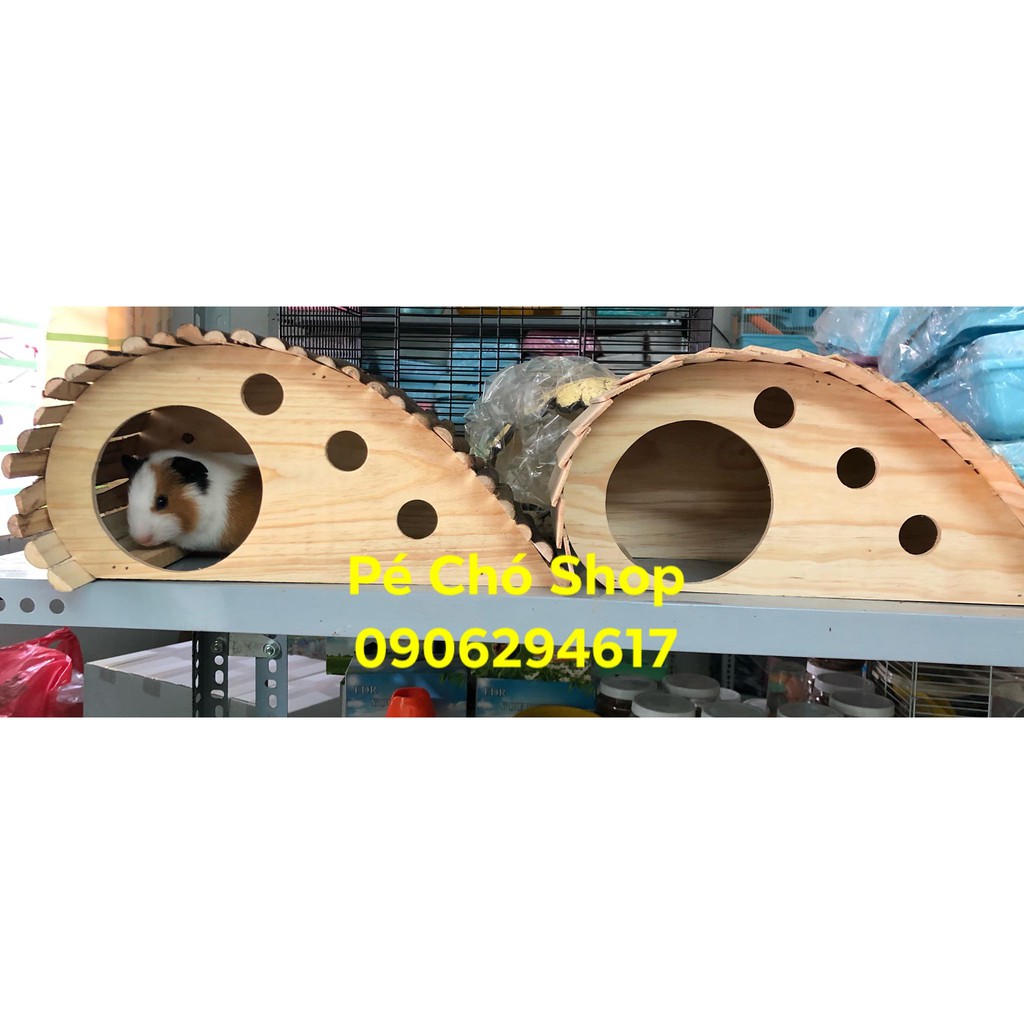 Nhà Ngủ Gỗ Thông kích thước SIÊU TO cho nhím,bọ ú ,sóc.