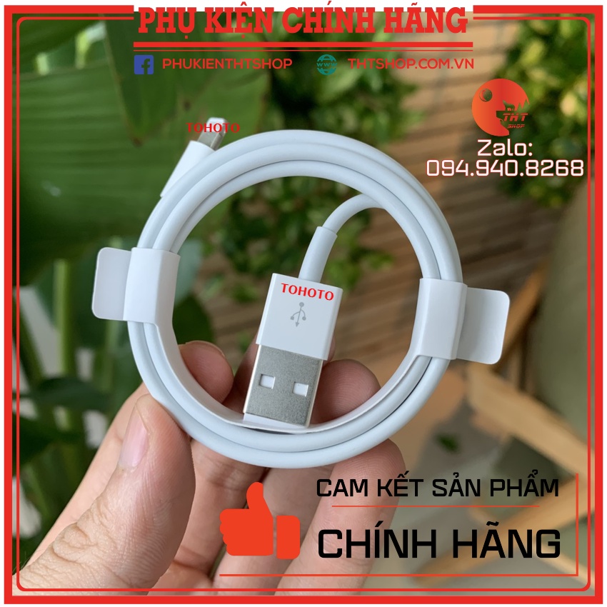 [CHÍNH HÃNG] Cáp Sạc IP ZIn IC Cổng Lightning Bảo Hành 12 Tháng 1 Đổi 1 Ip6 6plus 7 7plus x xsmax 11