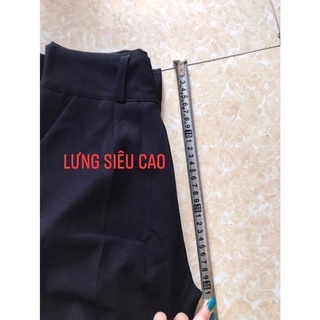 Quần vải cạp 2 cúc lưng siêu cao