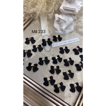 Charm xịn gắn móng tay mã 233- mã 244