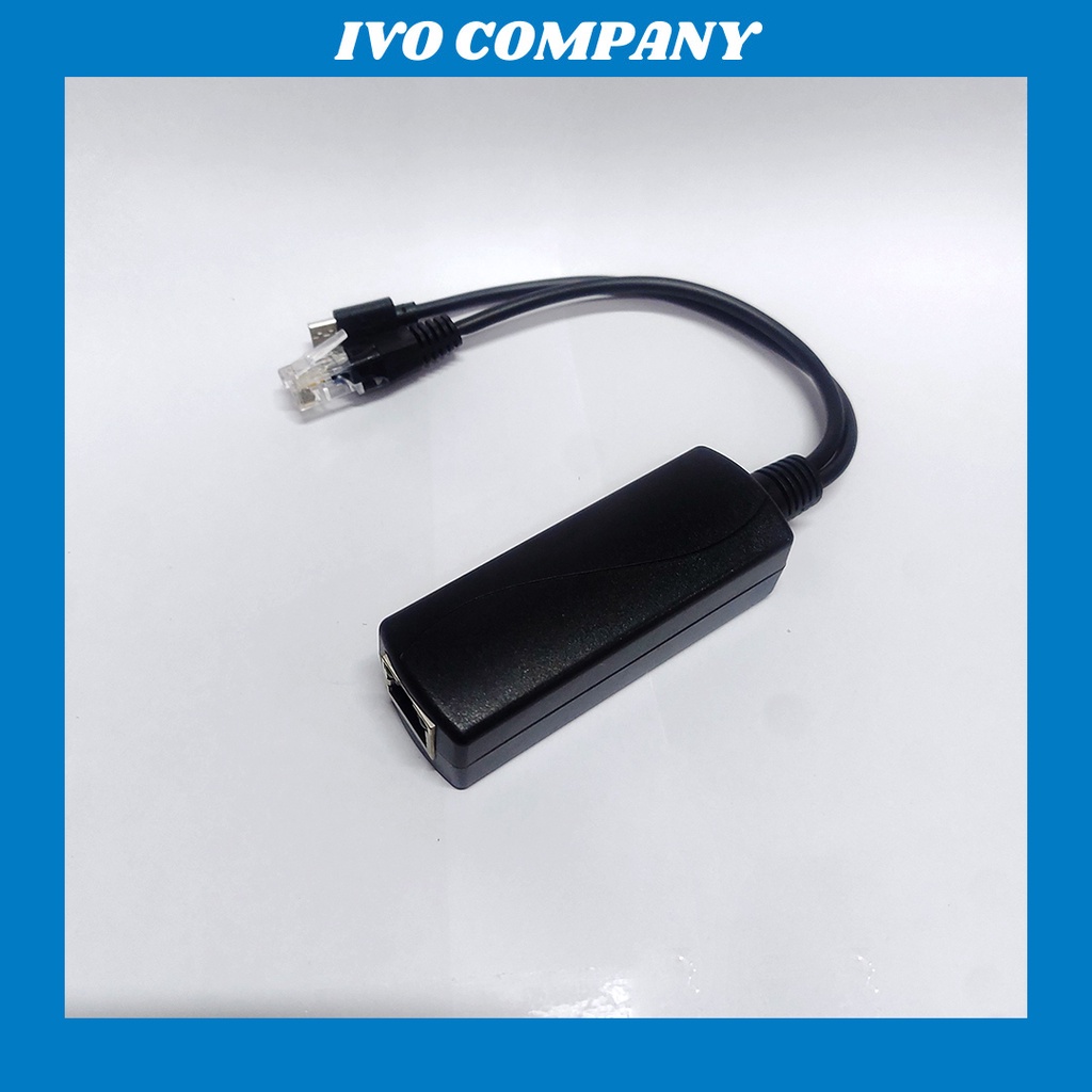 Jack POE Hạ Thế 48V Sang 5V RJ45 MICRO USB