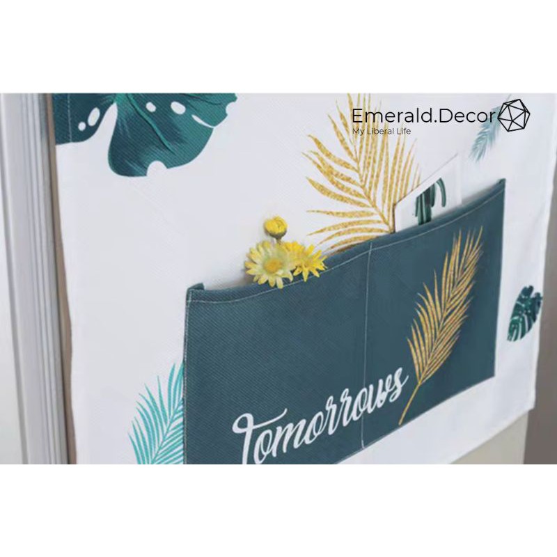 Tấm phủ, khăn trùm tủ lạnh, máy giặt, lò vi sóng bằng vải chống bụi bẩn | BigBuy360 - bigbuy360.vn