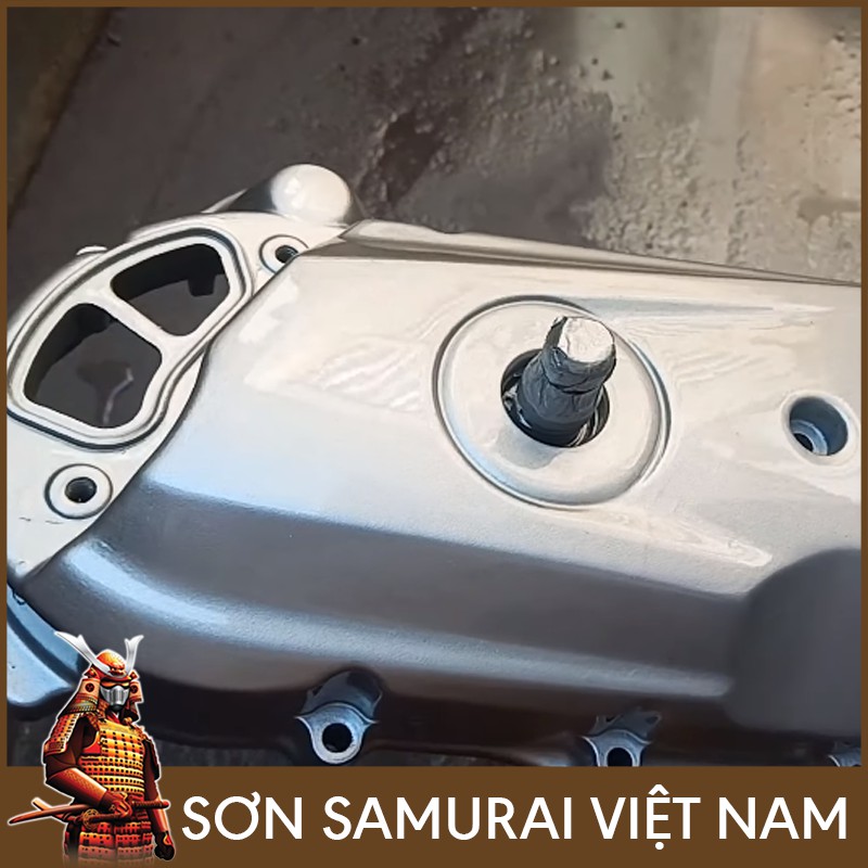 H111 sơn samurai bạc bóng chuẩn Honda Việt (Combo)