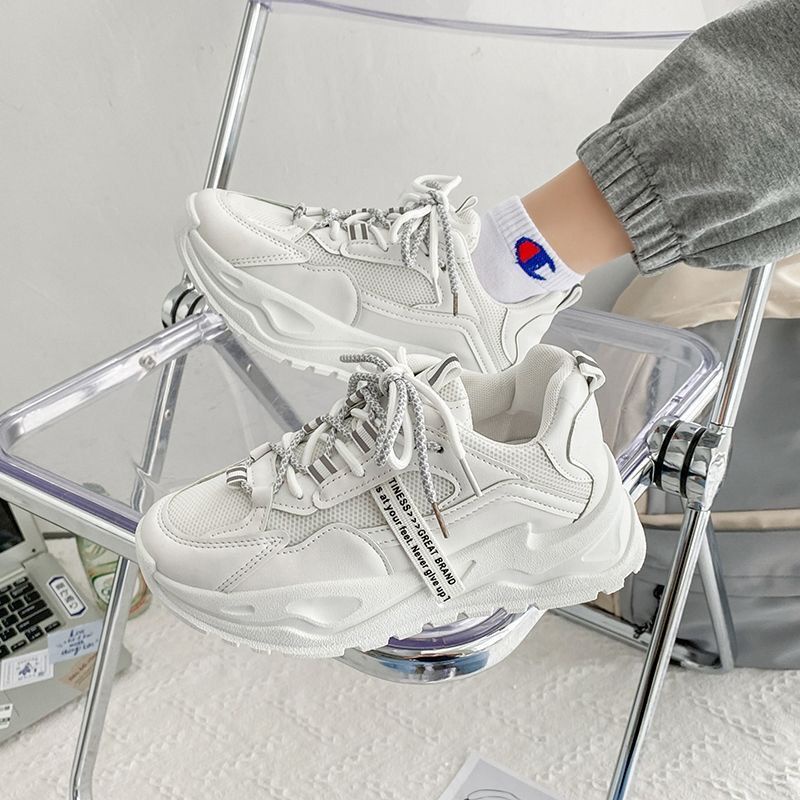 Giày Thể Thao Nữ Đế Dày Thoáng Khí (Tím, Hồng, Trắng)