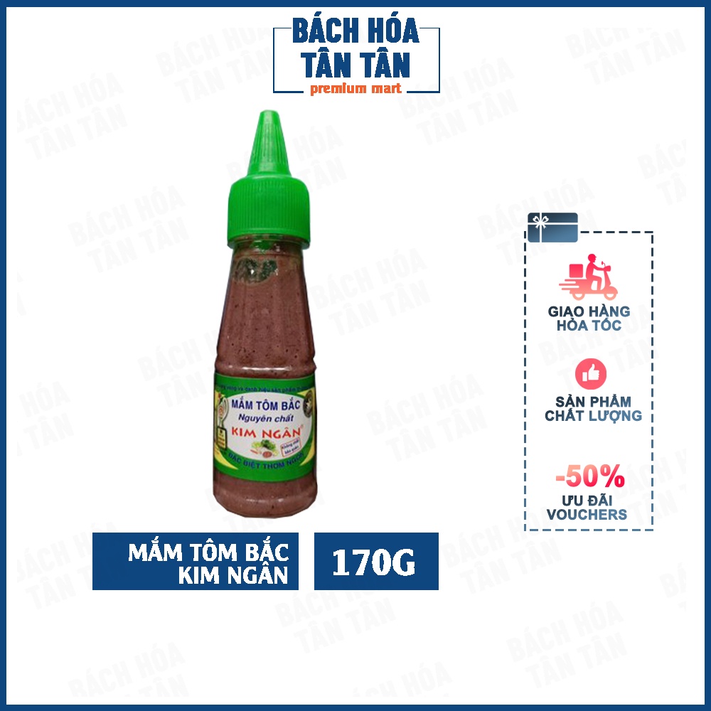 Mắm tôm Bắc Kim Ngân nguyên chất thơm ngon, chai trung 170g