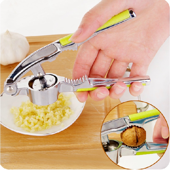 Dụng cụ nghiền tỏi, Dập tỏi , Ép tỏi bằng inox