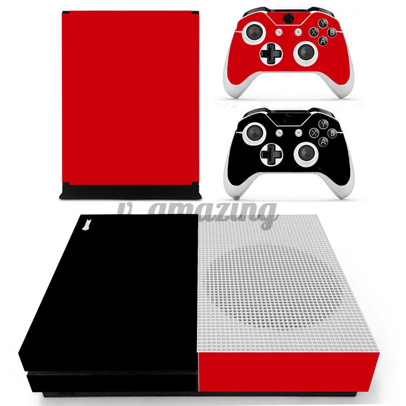 Designer Skin for XBOX ONE S Gaming Console+2 Controller Sticker Decal