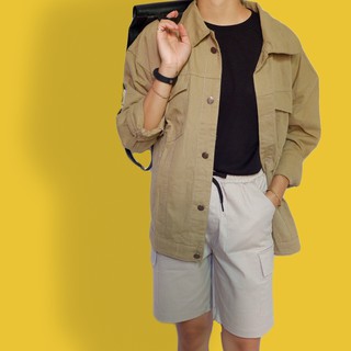 Áo Khoác Kaki Jacket (Màu Be)