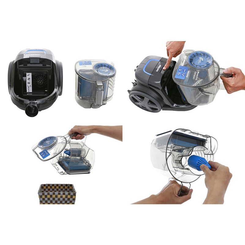 Máy hút bụi dạng hộp Philips FC9350 - 1800W, bảo hành 2 năm | Hàng chính hãng