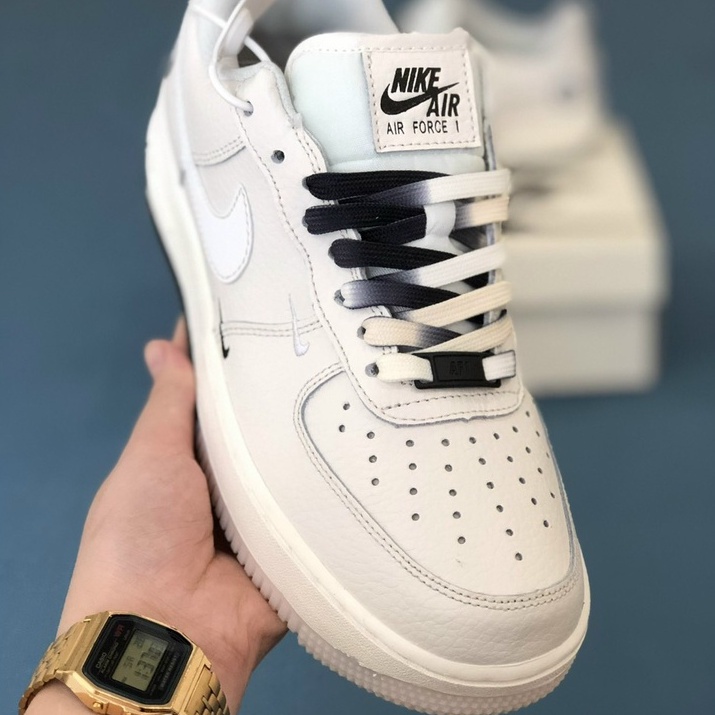 Giày air force 1 màu be sữa, da xịn dế khí air cực êm ái