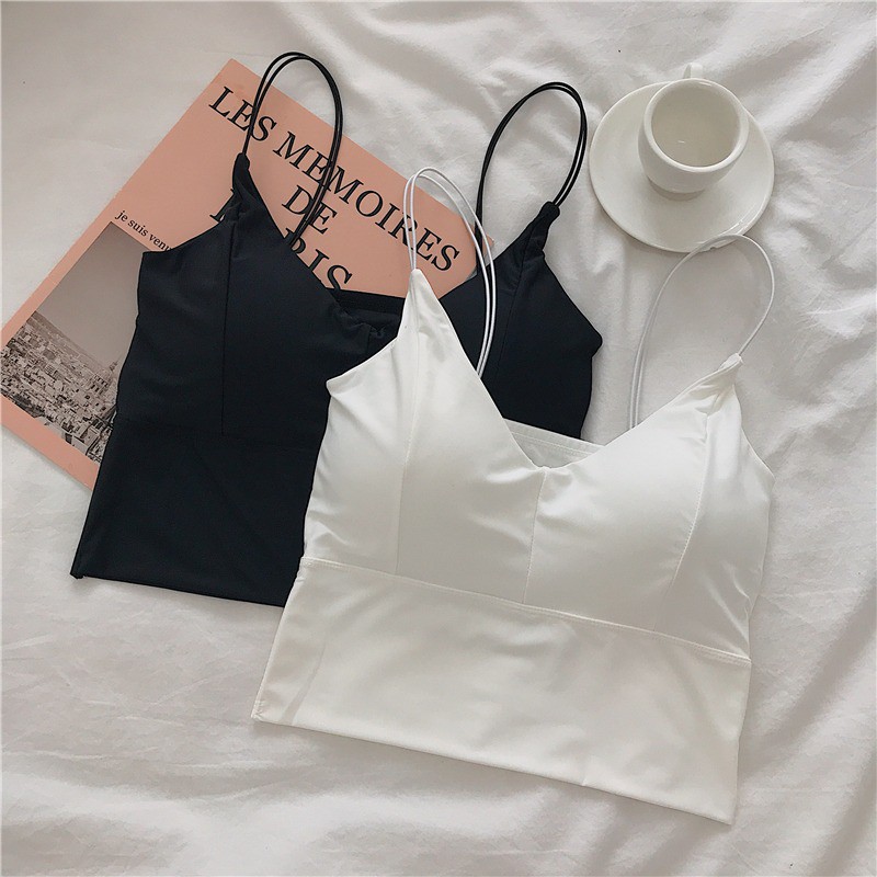 Áo croptop hai dây XIAOZHAINV phong cách mùa hè thời trang quyến rũ cho nữ