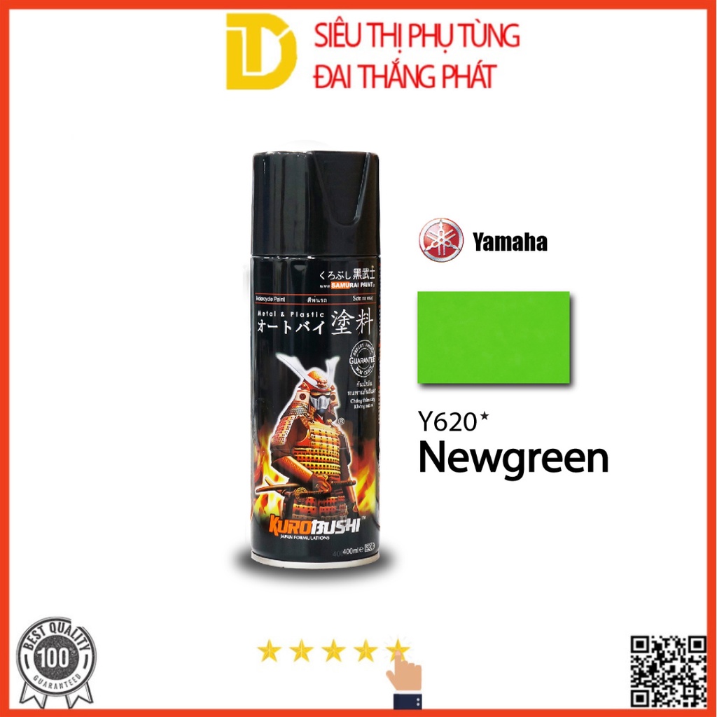Tổng hợp 23 mã màu sơn xe Yamaha, Sơn Samurai sơn xịt xe máy cao cấp