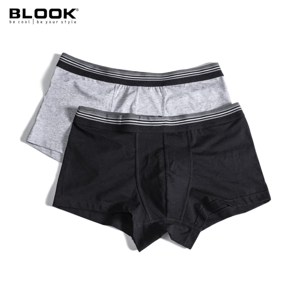 Quần lót boxer Nam cao cấp vải cotton 100% thoáng khí 100% kháng khuẩn ,khử mùi, co giãn tốt - BLOOK 79178