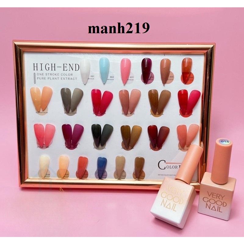 Set Sơn Thạch Very Good Nail 24 Màu [ Tặng Bảng Màu ] - manh219