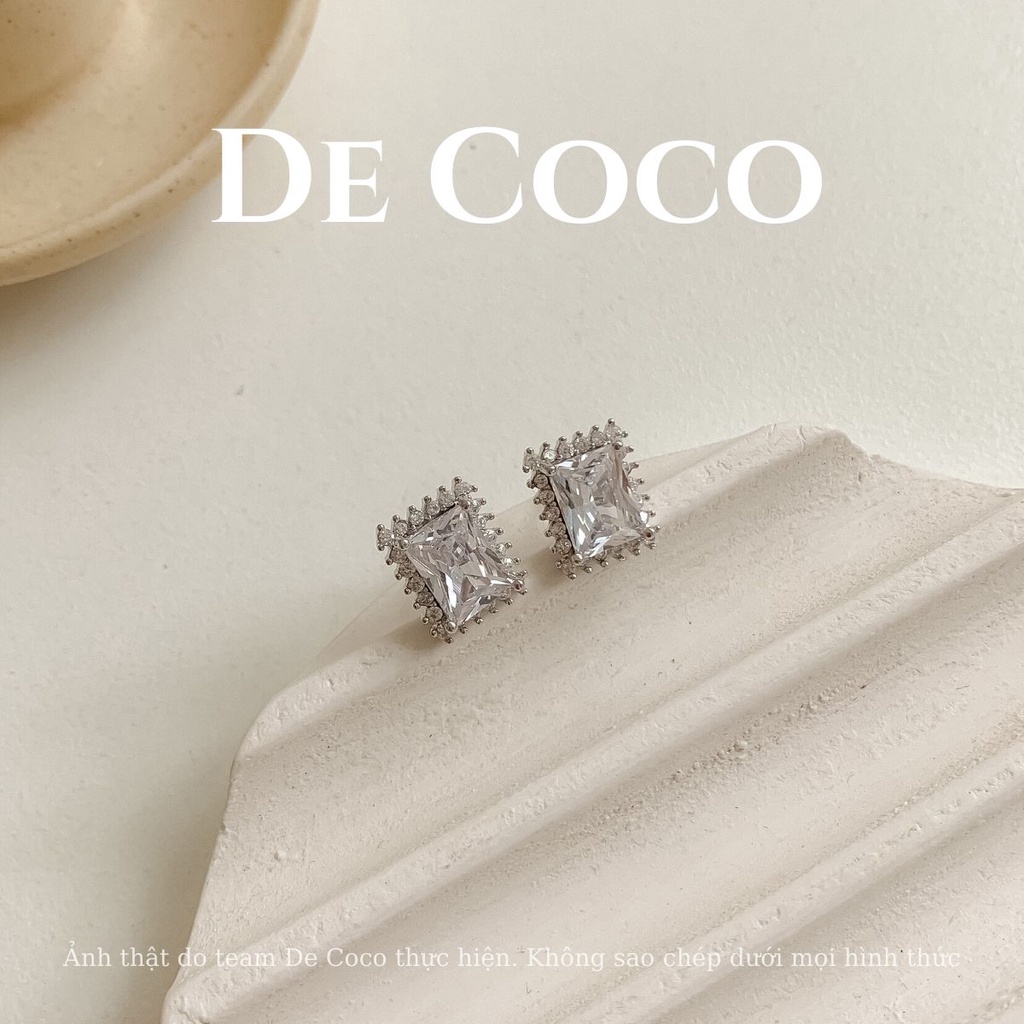 khuyên tai bông tai Emma earrings De Coco