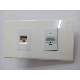 Bộ Wallplate 2 cổng âm tường HDMI-LAN