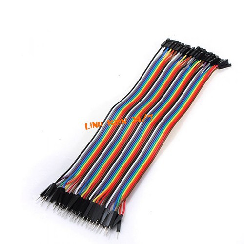 Tệp 40 Sợi Dây Nối 20cm Loại Đực - Cái (Dây Test Board)