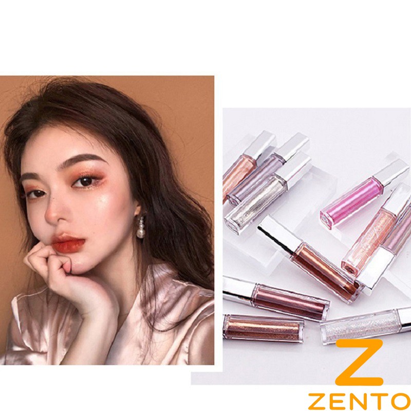 Nhũ mắt màu ánh kim tuyến lấp lánh tuyết đẹp nhũ lỏng trang điểm thời thượng  ZENTOP