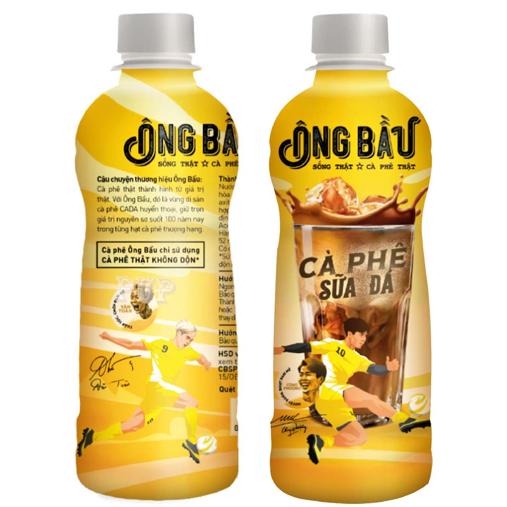 Cà Phê Sữa Đá Ông Bầu Chai 180ml, cà phê ob, ob cafe-TUH Store | BigBuy360 - bigbuy360.vn