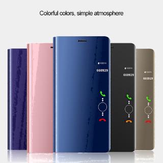 Ốp Điện Thoại Nắp Lật Mặt Gương Thông Minh Dành Cho Xiaomi Redmi Note 9s 9 Pro Max
