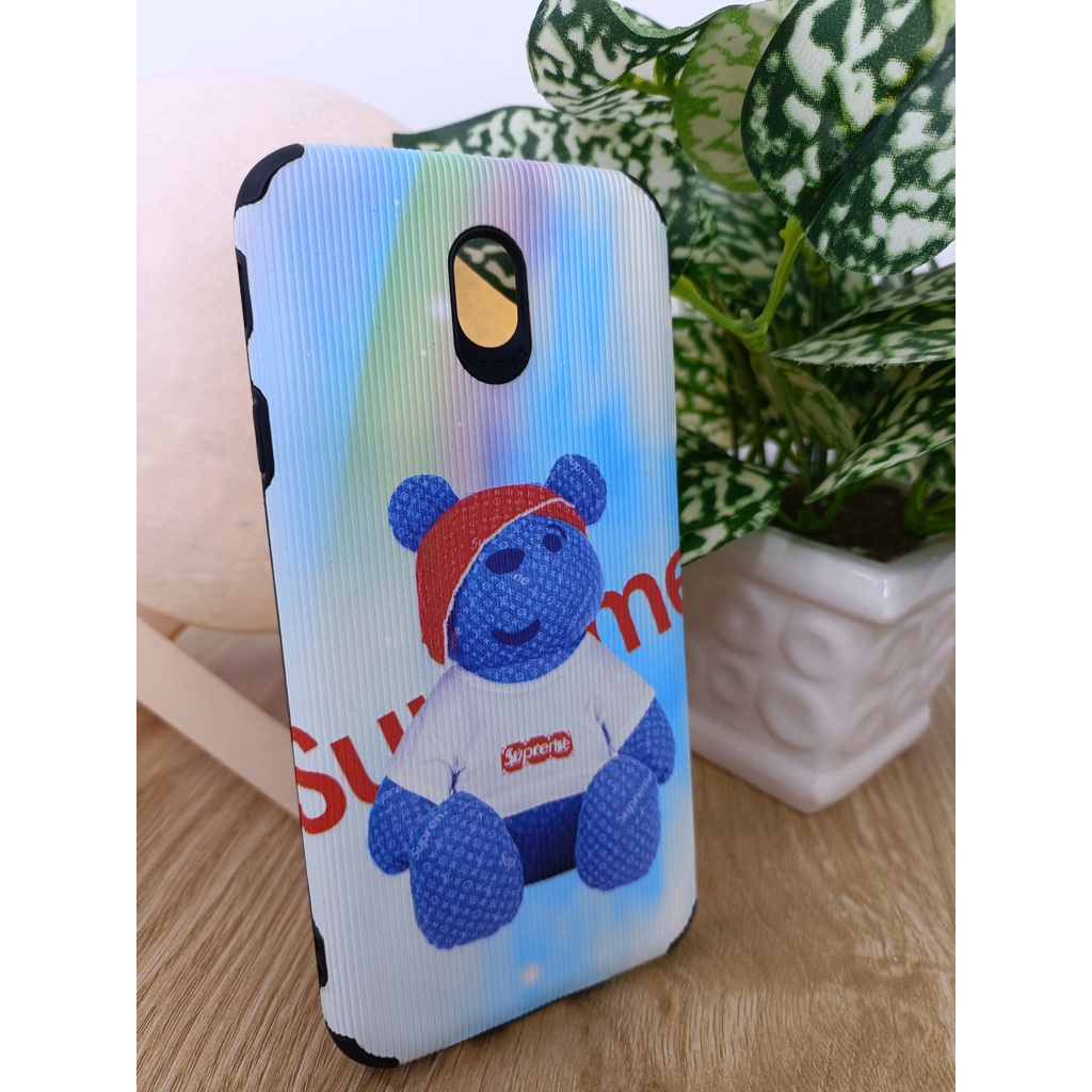 Ốp lưng samsung j7 pro chống sốc siêu bền chống bám vân tay nhựa dẻo in hình gấu xanh ốp điện thoại