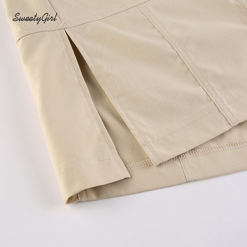 Chân Váy Dài Lưng Thấp Màu Trơn Phong Cách Đường Phố Thời Trang Cho Nữ 2022