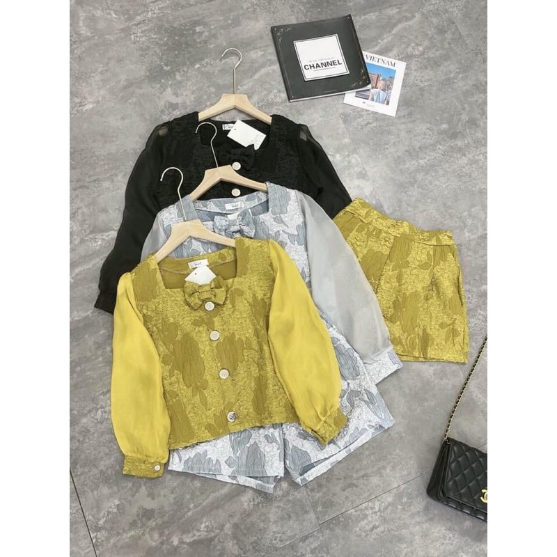 Set Bộ Đùi Nữ Chất Gấm Hoa Vân Nổi Feesize < 58kg | BigBuy360 - bigbuy360.vn