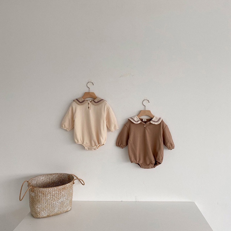 Áo liền quần phong cách phương Tây dễ thương thời trang xuân thu cho bé