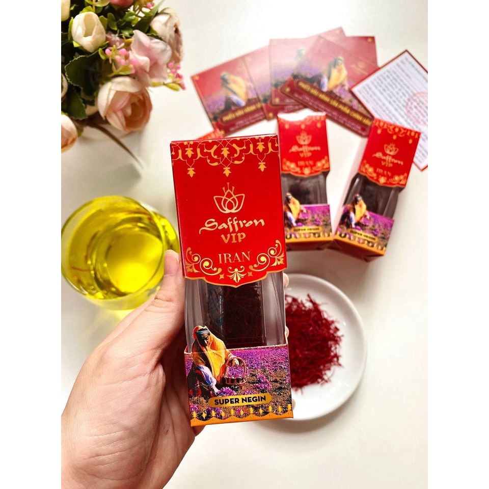 Nhuỵ Hoa Nghệ Tây Saffron VIP Super Negin 1gram