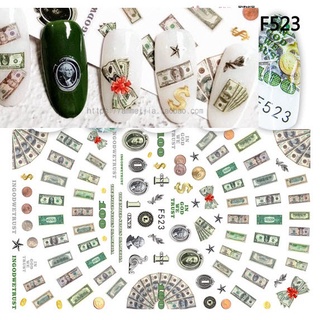 Miếng dán móng tay 3D nail sticker - Ann933233