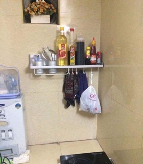 Kệ bếp nhôm treo tường