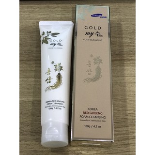 Sữa Rửa Mặt Hồng Sâm Đỏ My Gold 130ml.