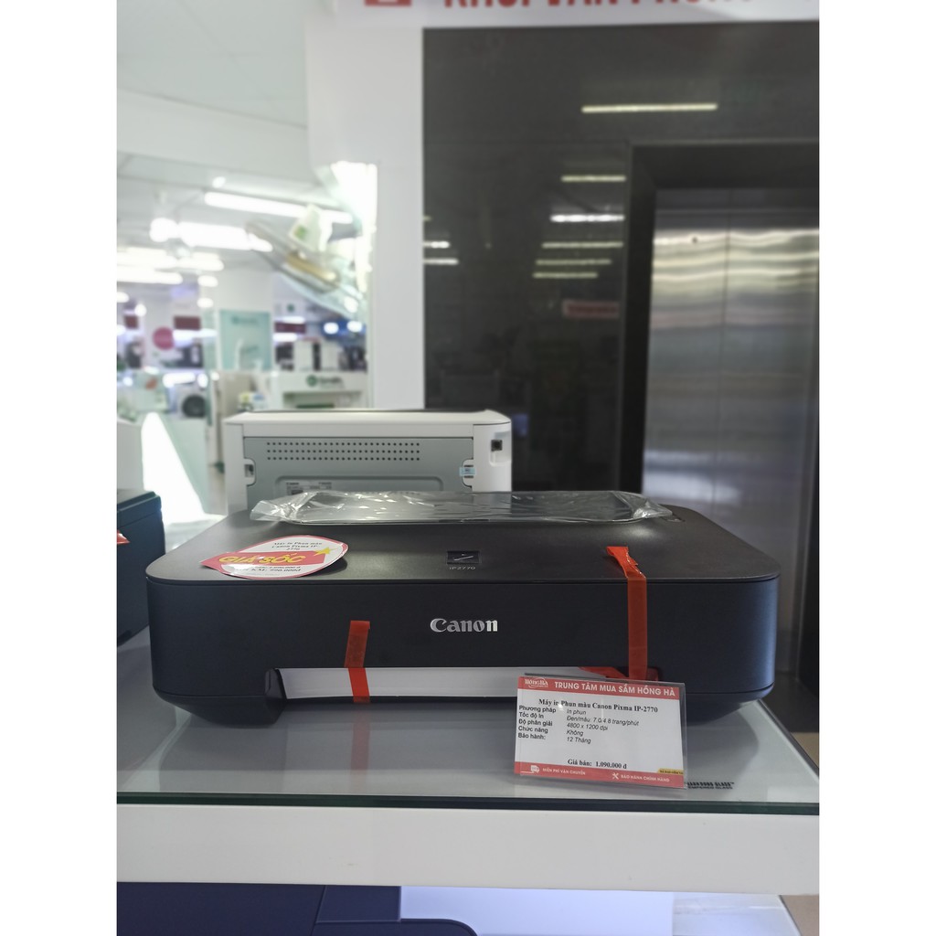 [Ảnh tự chụp] [Hàng chính hãng - Bảo hành 12 tháng] Máy in Phun màu Canon Pixma IP-2770 công nghệ in phun | BigBuy360 - bigbuy360.vn
