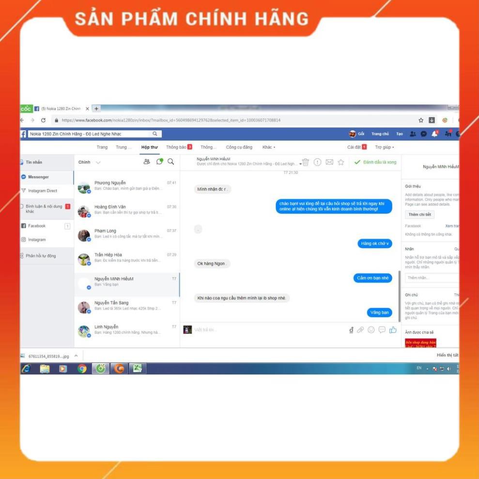 [Mã ELMS5 giảm 7% đơn 300K] Điện Thoại Nokia 1280 Zin Độ Led+ Nhạc Mp3 ( kèm pin sạc) | BigBuy360 - bigbuy360.vn