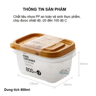 BỘ 2 HỘP BẢO QUẢN THỰC PHẨM LOCK&LOCK P00009