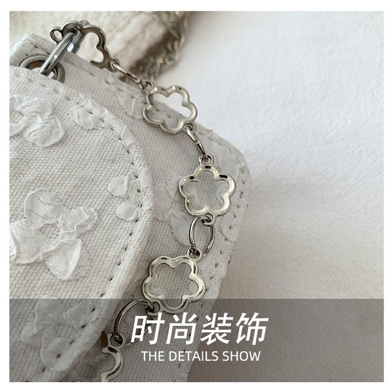 Túi Đeo Chéo Hình Vuông Nhỏ Phối Dây Xích Thời Trang Mùa Hè 2022 NB00043