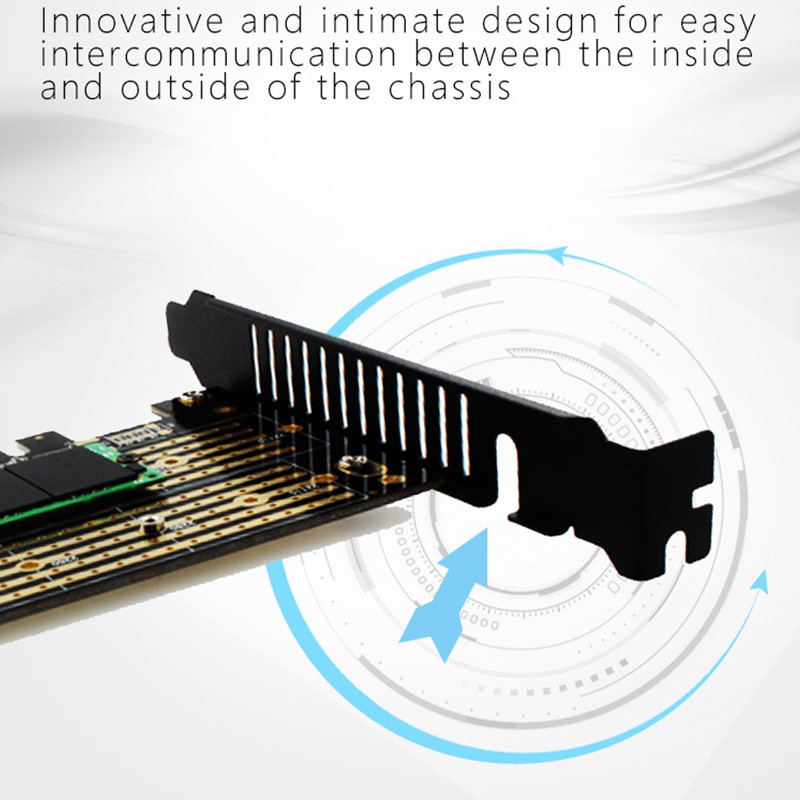 JEYI SK6 M.2 NVMe SSD NGFF TO PCIE X4 Adapter Suppor PCI Express 3.0 N7VN