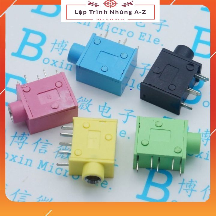 [Lập Trình Nhúng A-Z][G14] Jack Âm Thanh 3.5mm 5 Chân PJ215 PJ325